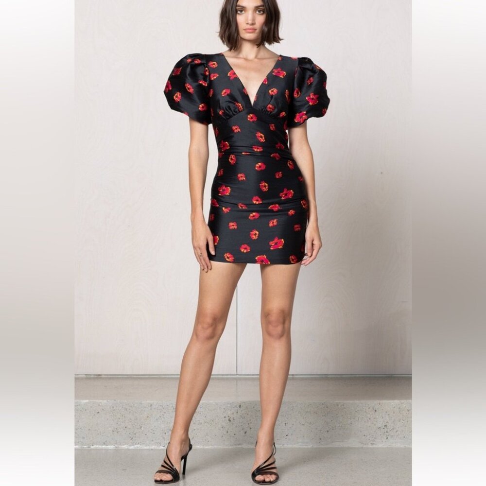 BEC & Bridge Coco Cabana Floral Bubble Mini Dress